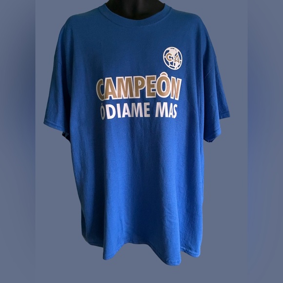 AMÉRICA , CAMPEÓN ÓDIAME MÁS , T -
SHIRT , GILDAN , SIZE 2XL - Picture 1 of 3